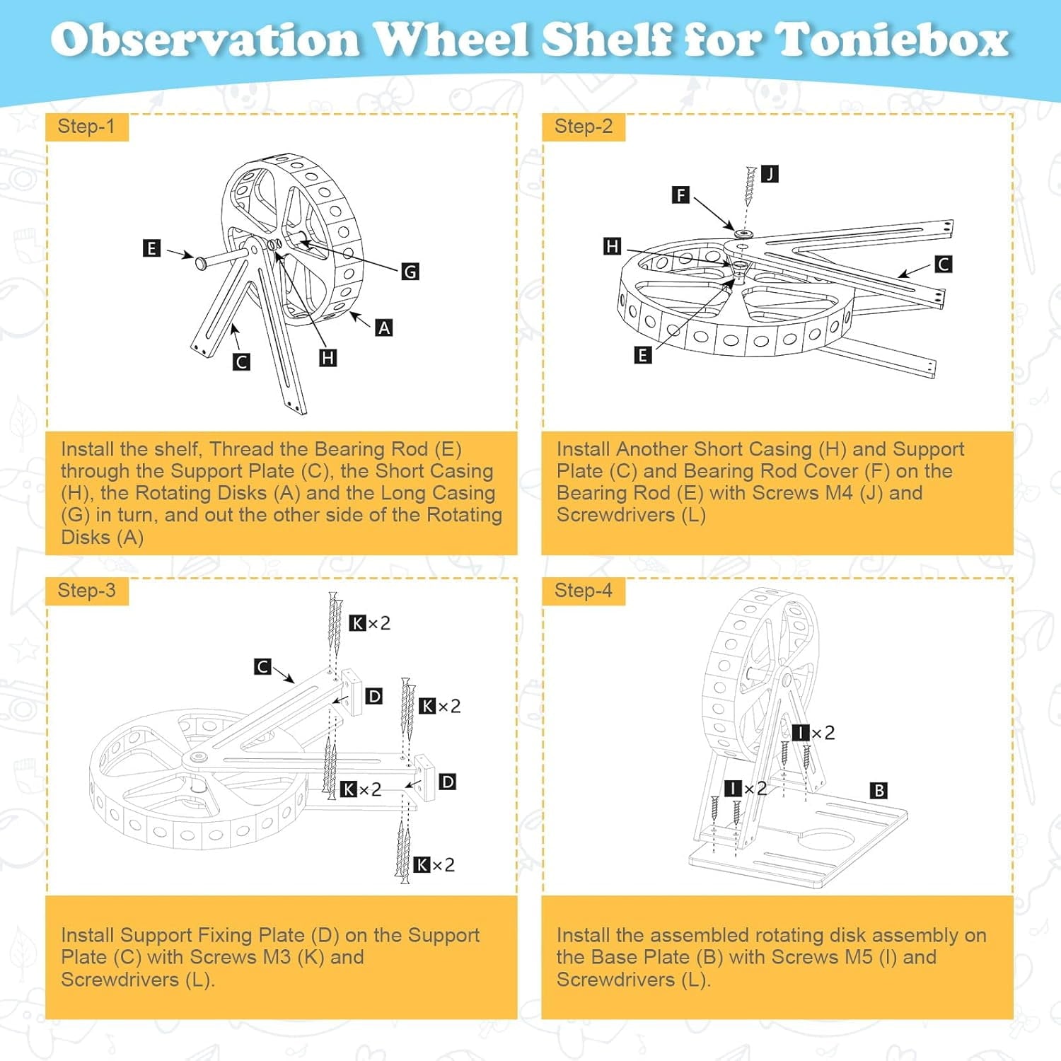 Ferris Wheel Figure Display Organizer