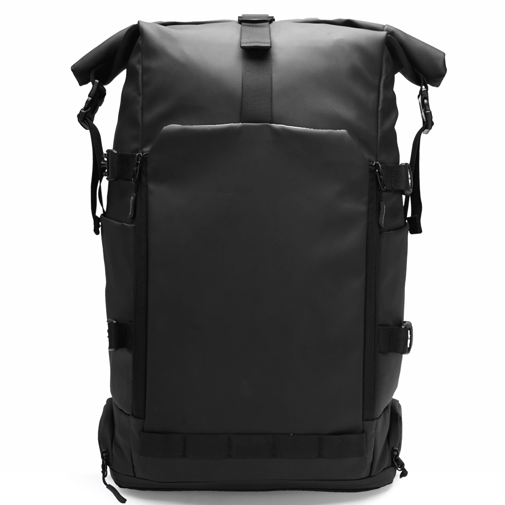 Floating Roll-Top Cycling Backpack with Mount Kit