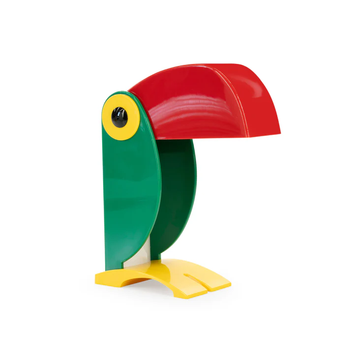 Modern Toucan LED Desk Lamp, Adjustable Minimalist Table Light with Soft Ambient Illumination for Home & Office