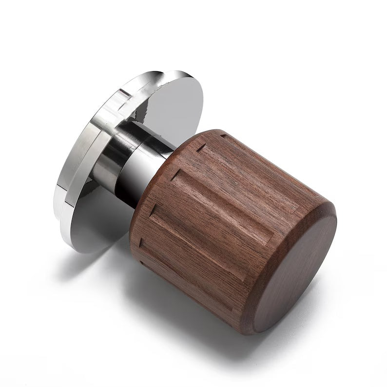 58mm Espresso Tamper – Walnut Handle with Click Feedback