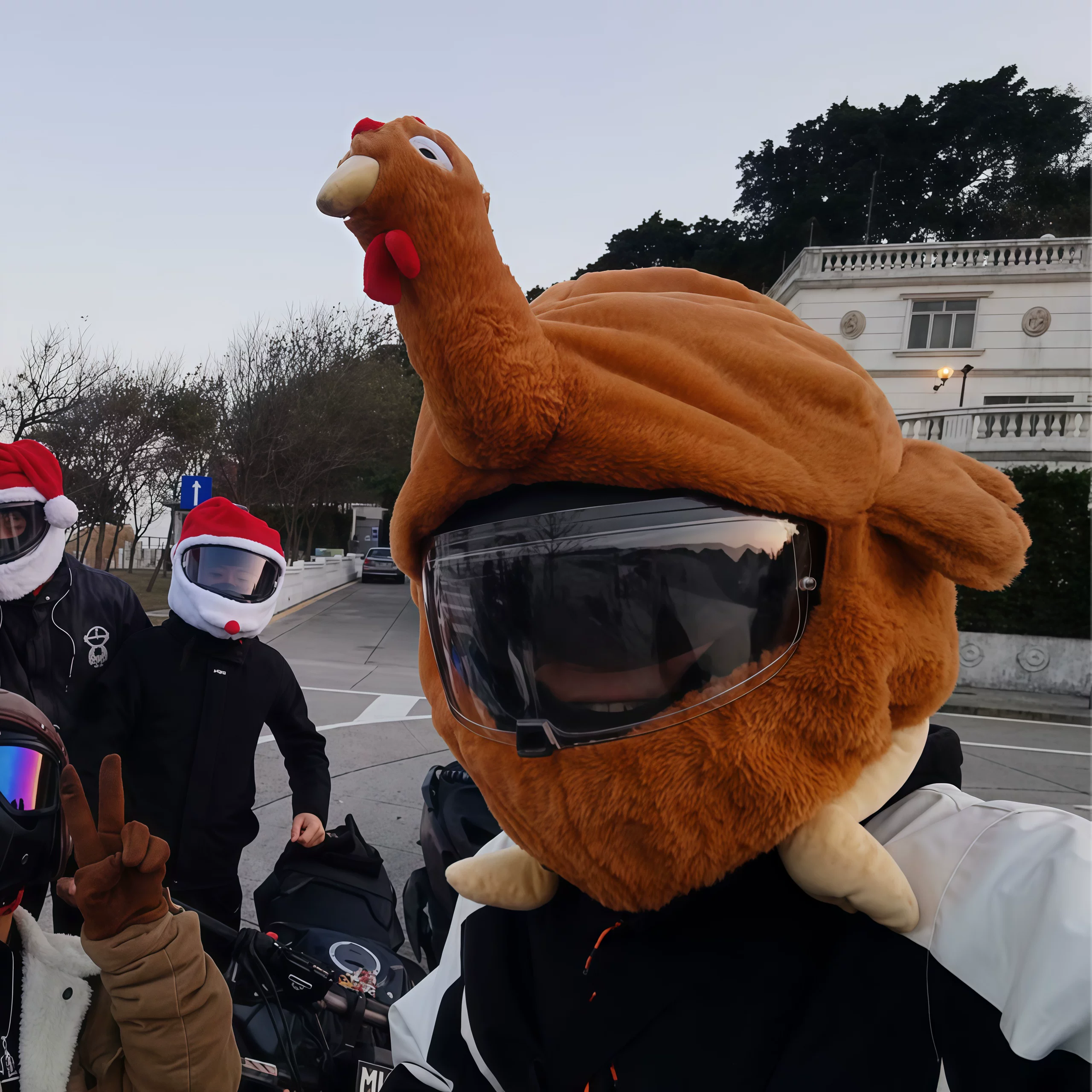 Plush Animal Helmet Cover for Fun Riding Style