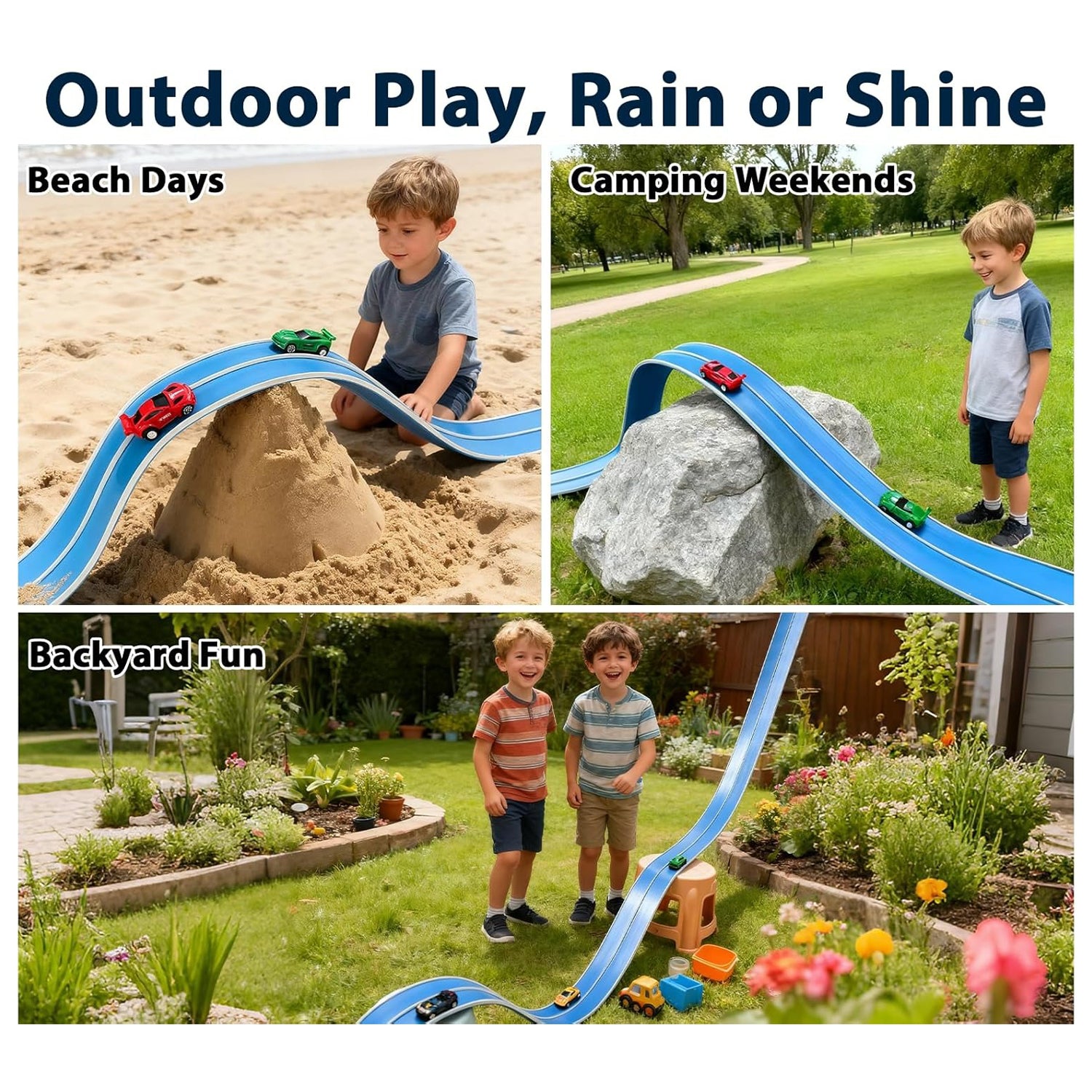 5-foot flexible racing track