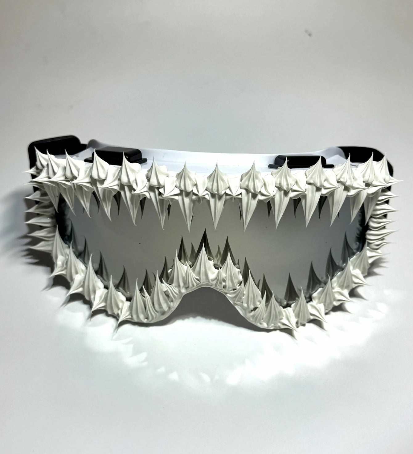 Skull-shaped gel face mask masquerade glasses