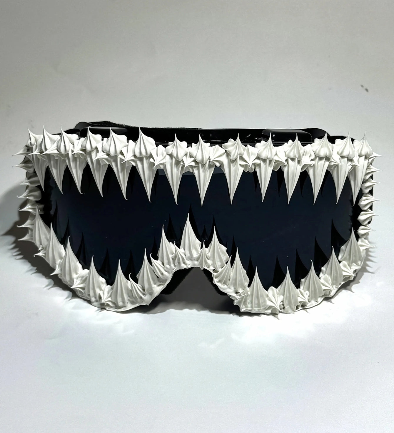 Skull-shaped gel face mask masquerade glasses