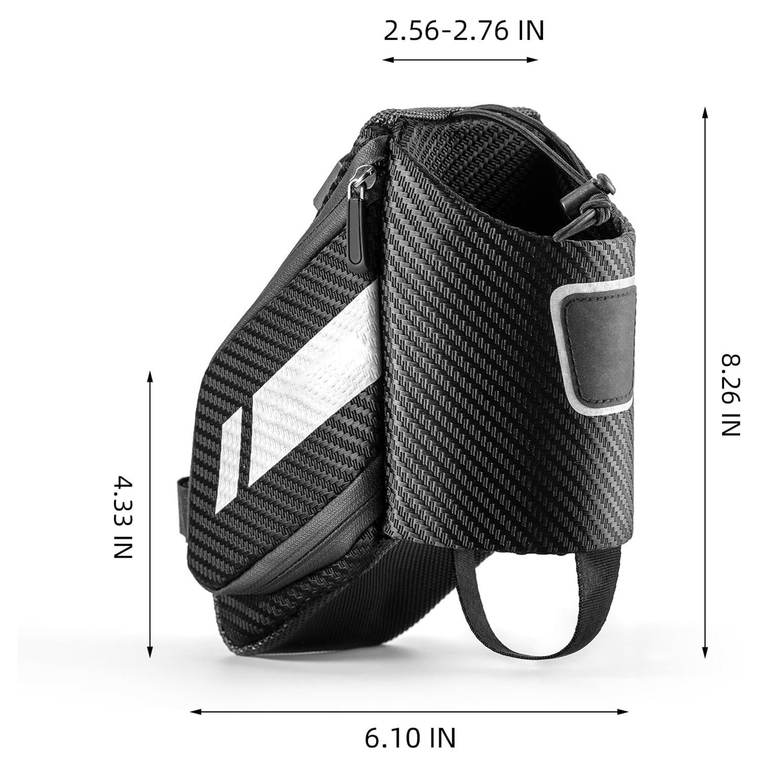Bicycle Saddle Bag with Water Bottle Holder