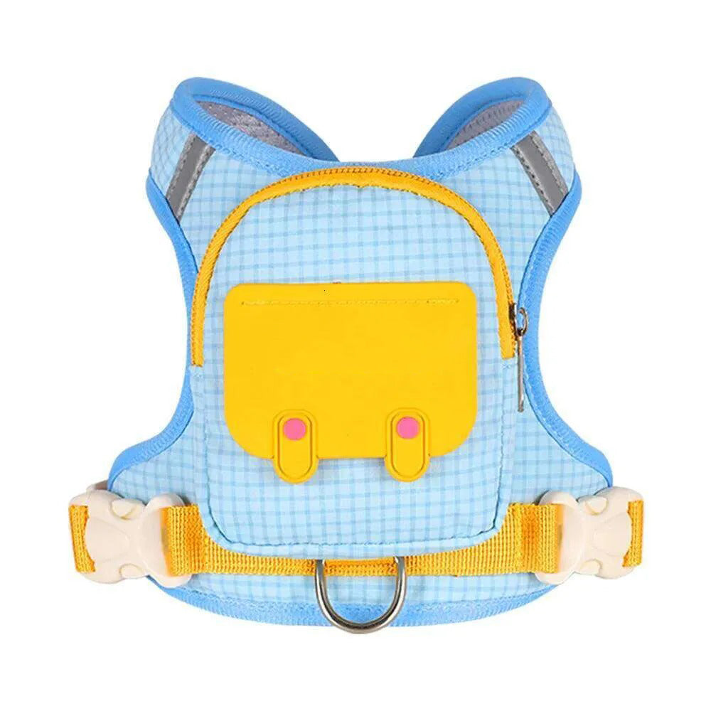 Reflective Pet Vest with Backpack — Comfortable Dog Walking Harness