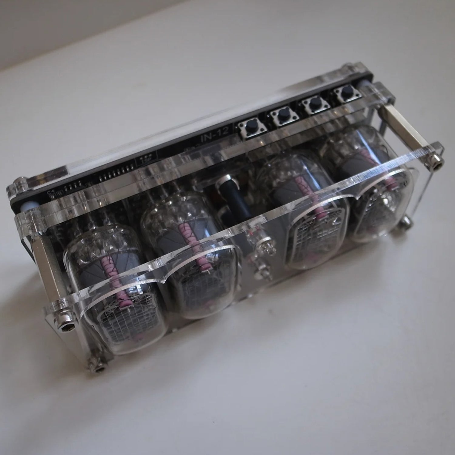 Transparent Digital Tube Clock