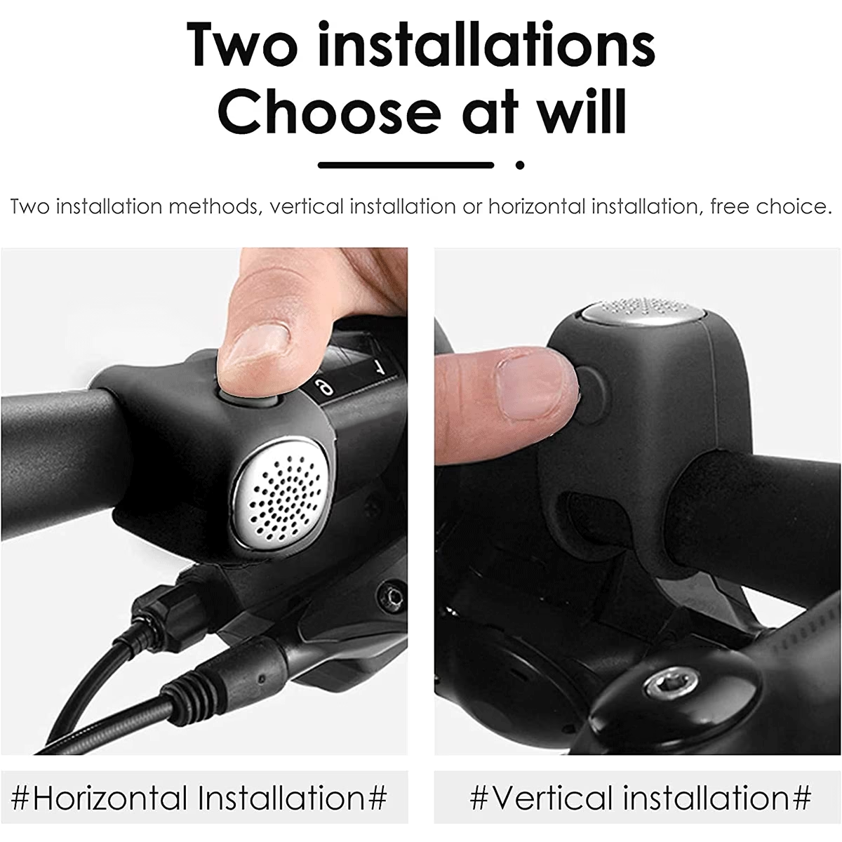 Electric Bicycle Horn - Mini Electronic Bell
