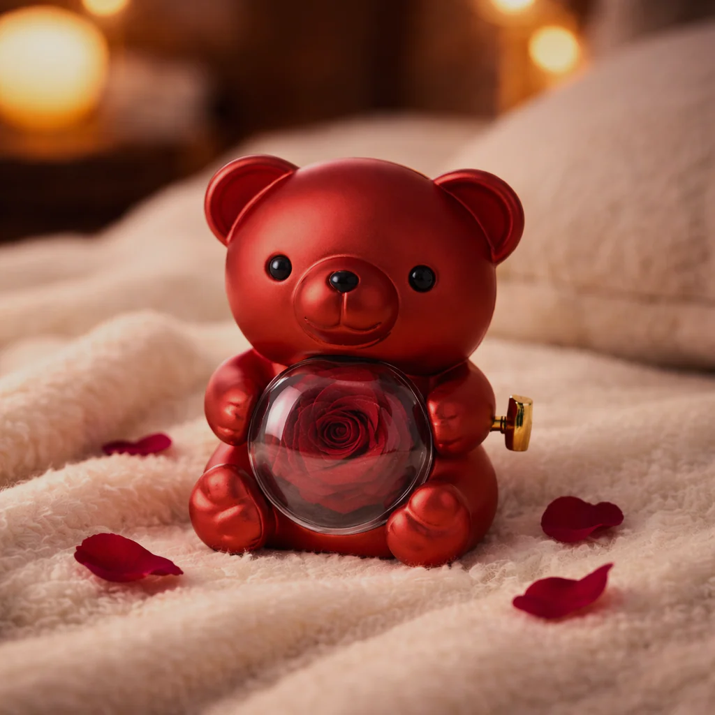 Twist Teddy Bear with Hidden Necklace
