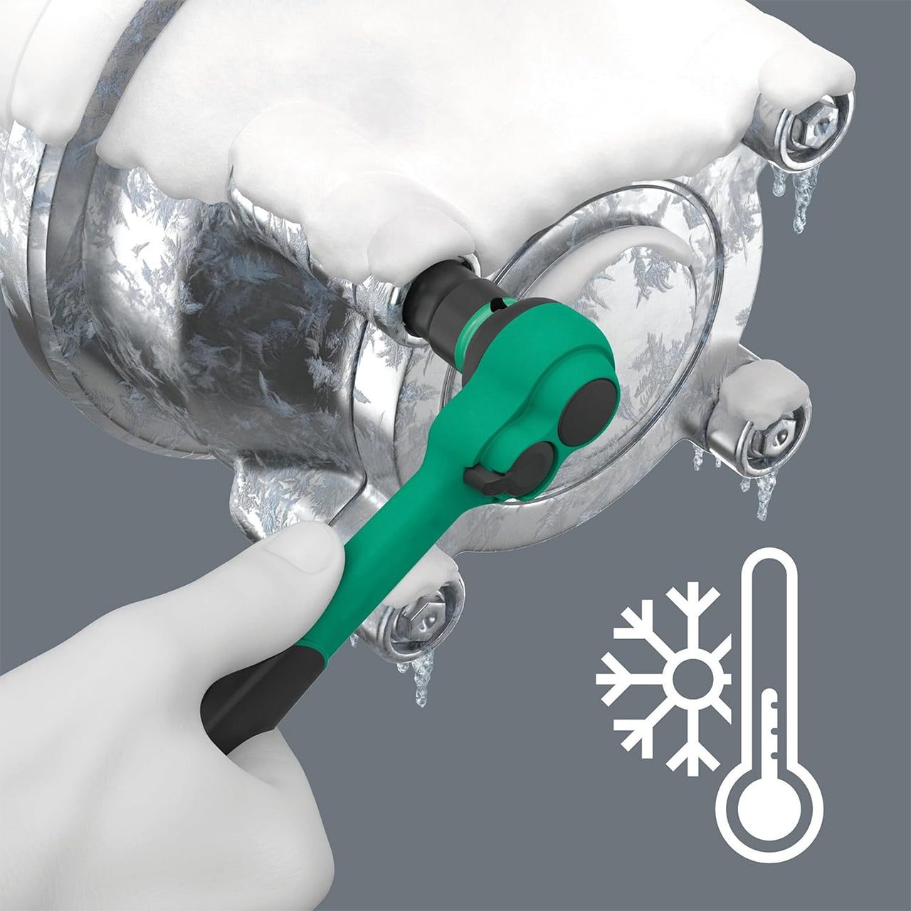 Comfort ratchet wrench set