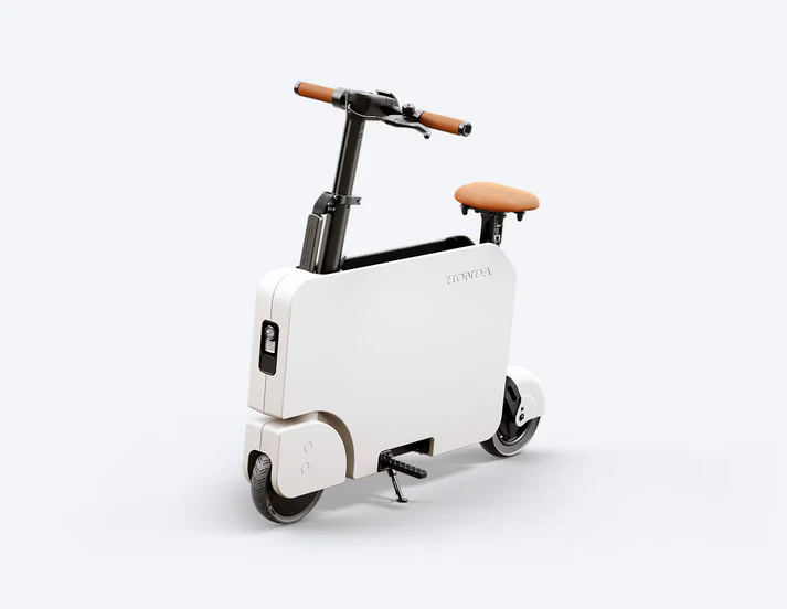 Compact Folding Electric Scooter with Portable Briefcase Design for Urban Commuting & Last-Mile Travel