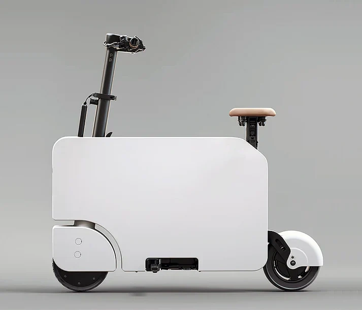 Compact Folding Electric Scooter with Portable Briefcase Design for Urban Commuting & Last-Mile Travel