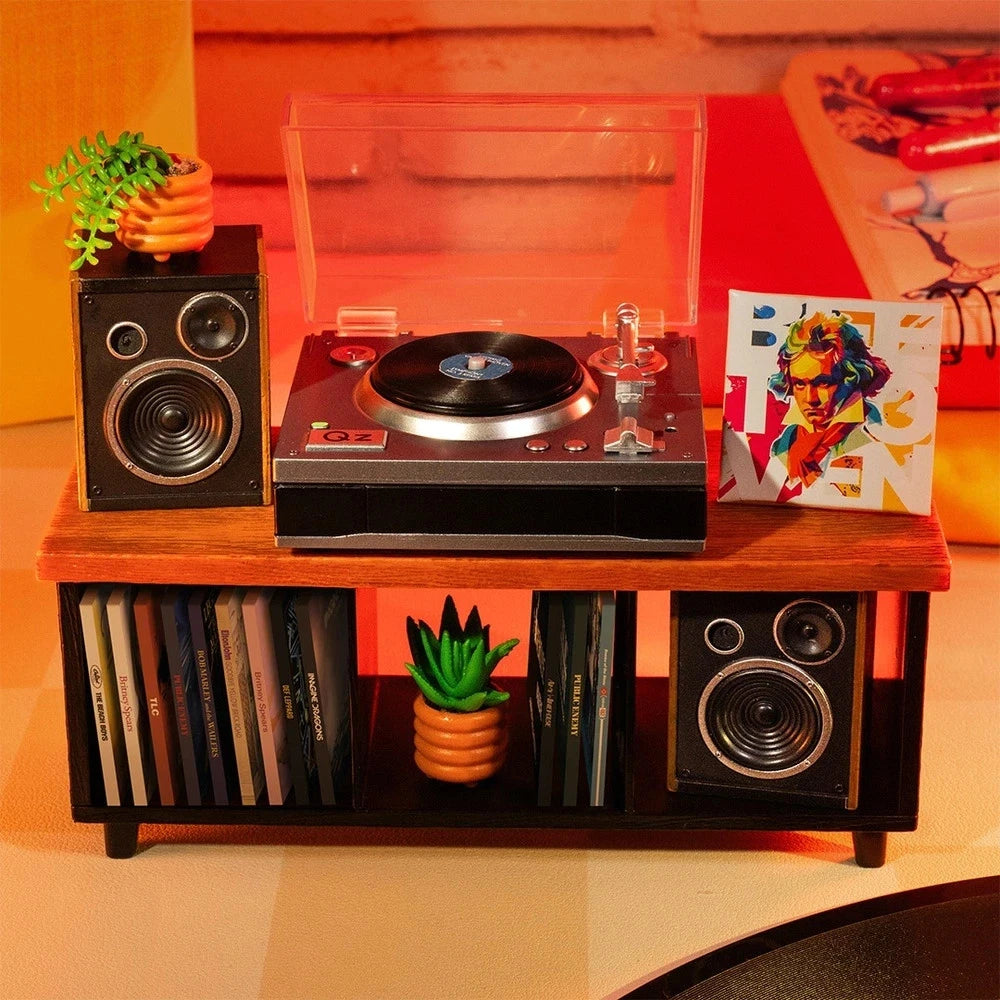 Mini Playable Record Player – Real Music Record Player