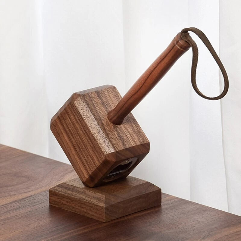 Handmade Wooden Hammer Bottle Opener Gift