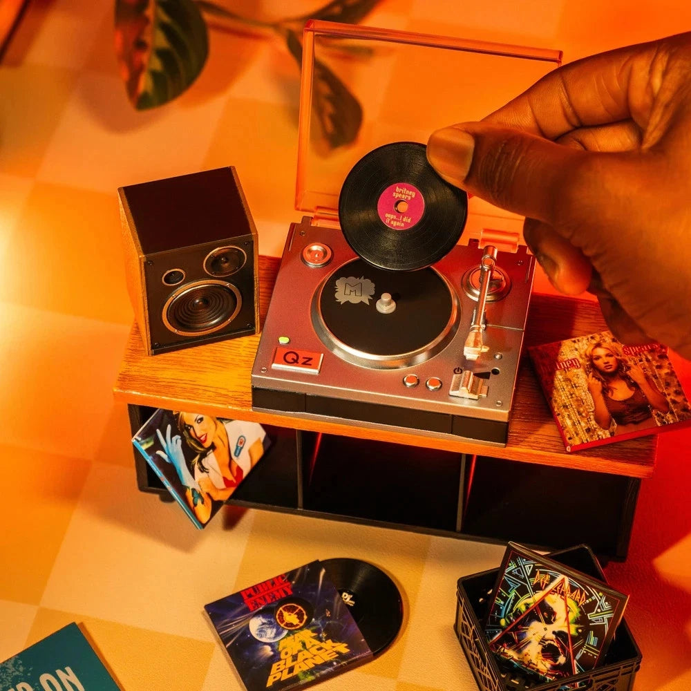 Mini Playable Record Player – Real Music Record Player