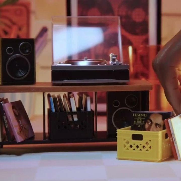 Mini Playable Record Player – Real Music Record Player