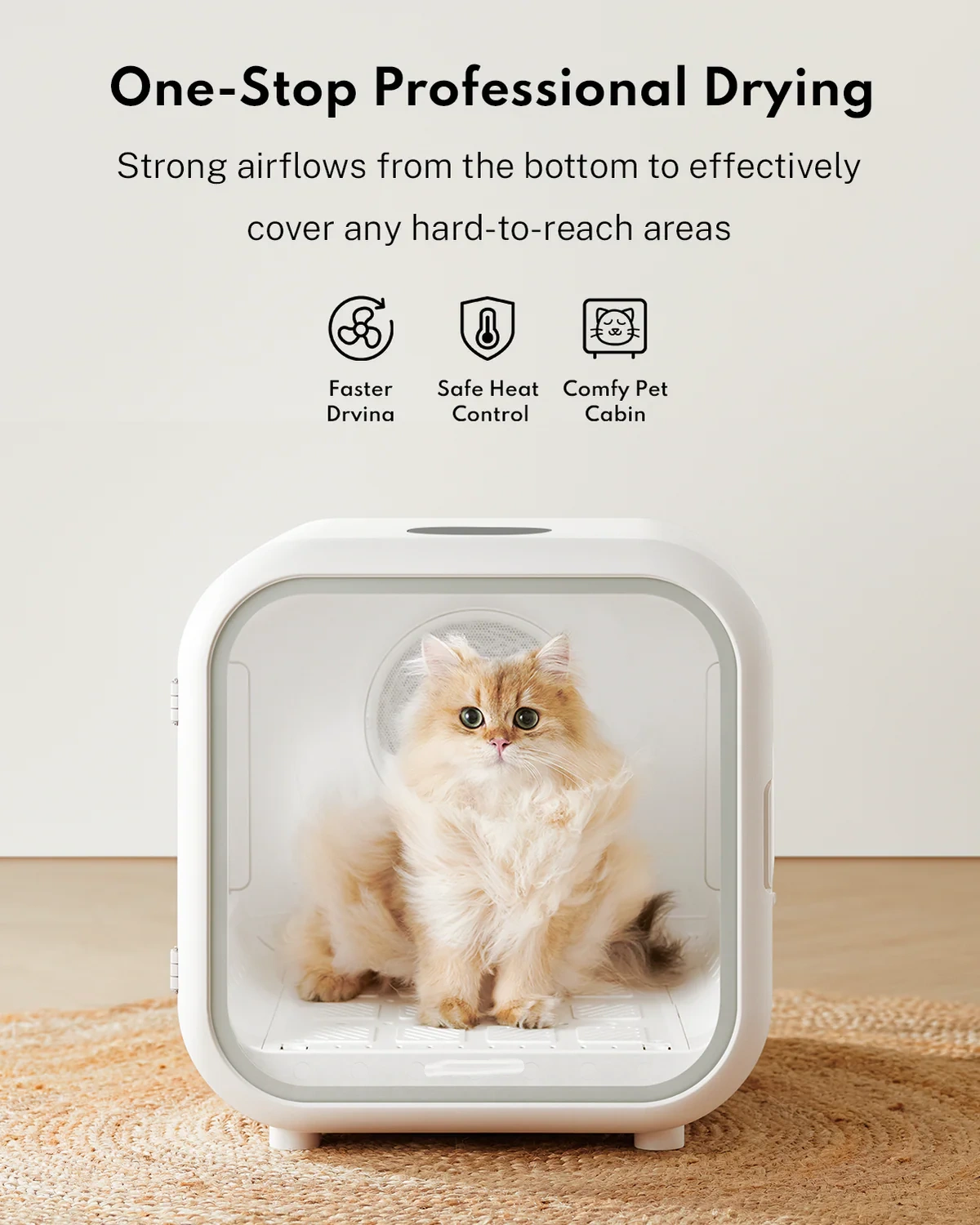 Smart Pet Dryer Box for Cats & Small Dogs
