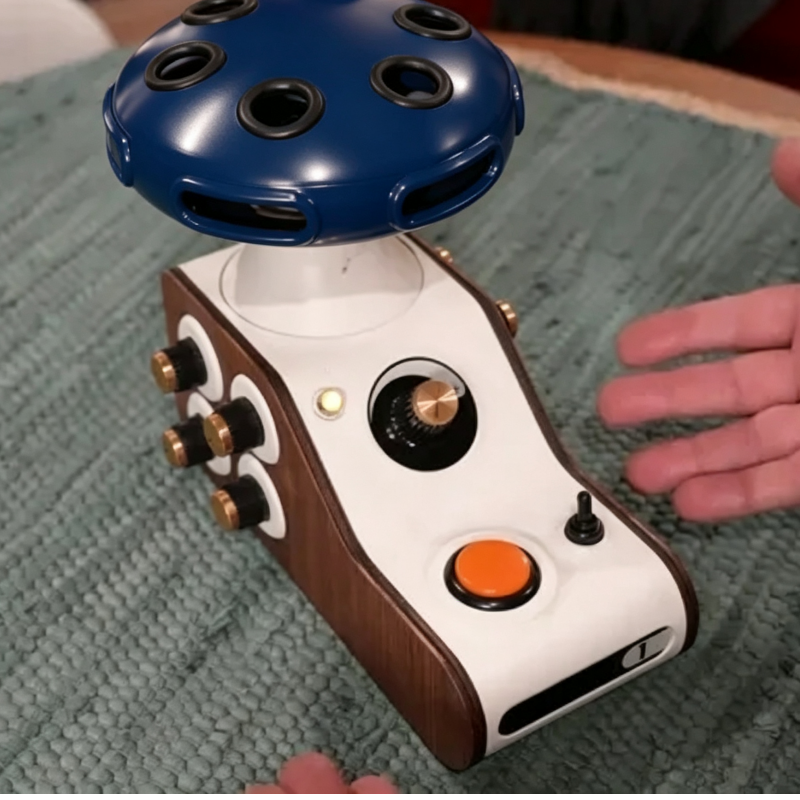 Motor-Controlled Experimental Instrument – Mechanical Sound Engine with USB-C MIDI & Onboard Effects