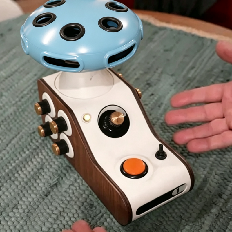 Motor-Controlled Experimental Instrument – Mechanical Sound Engine with USB-C MIDI & Onboard Effects