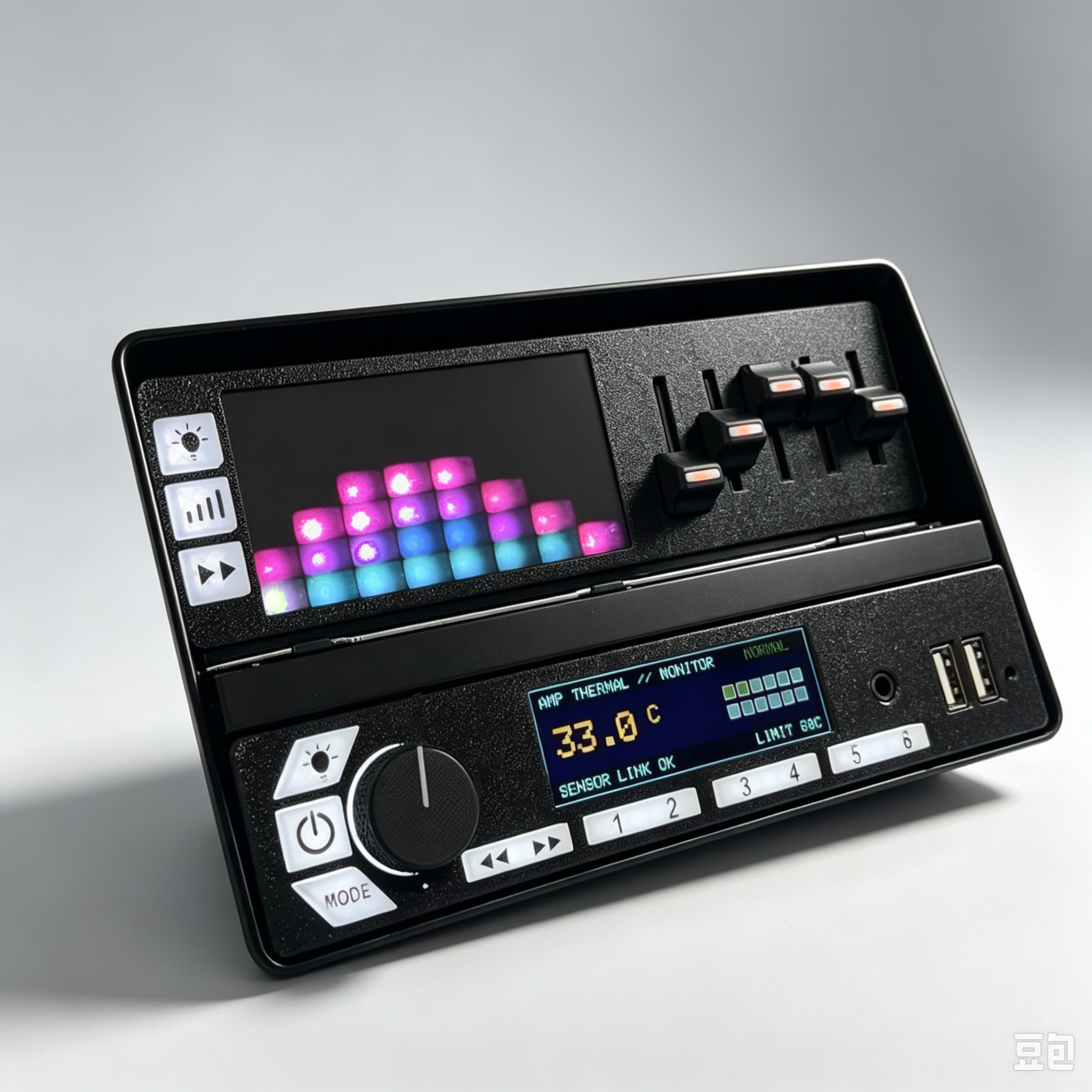 Fold-Out CarPlay Head Unit – Retractable Display
