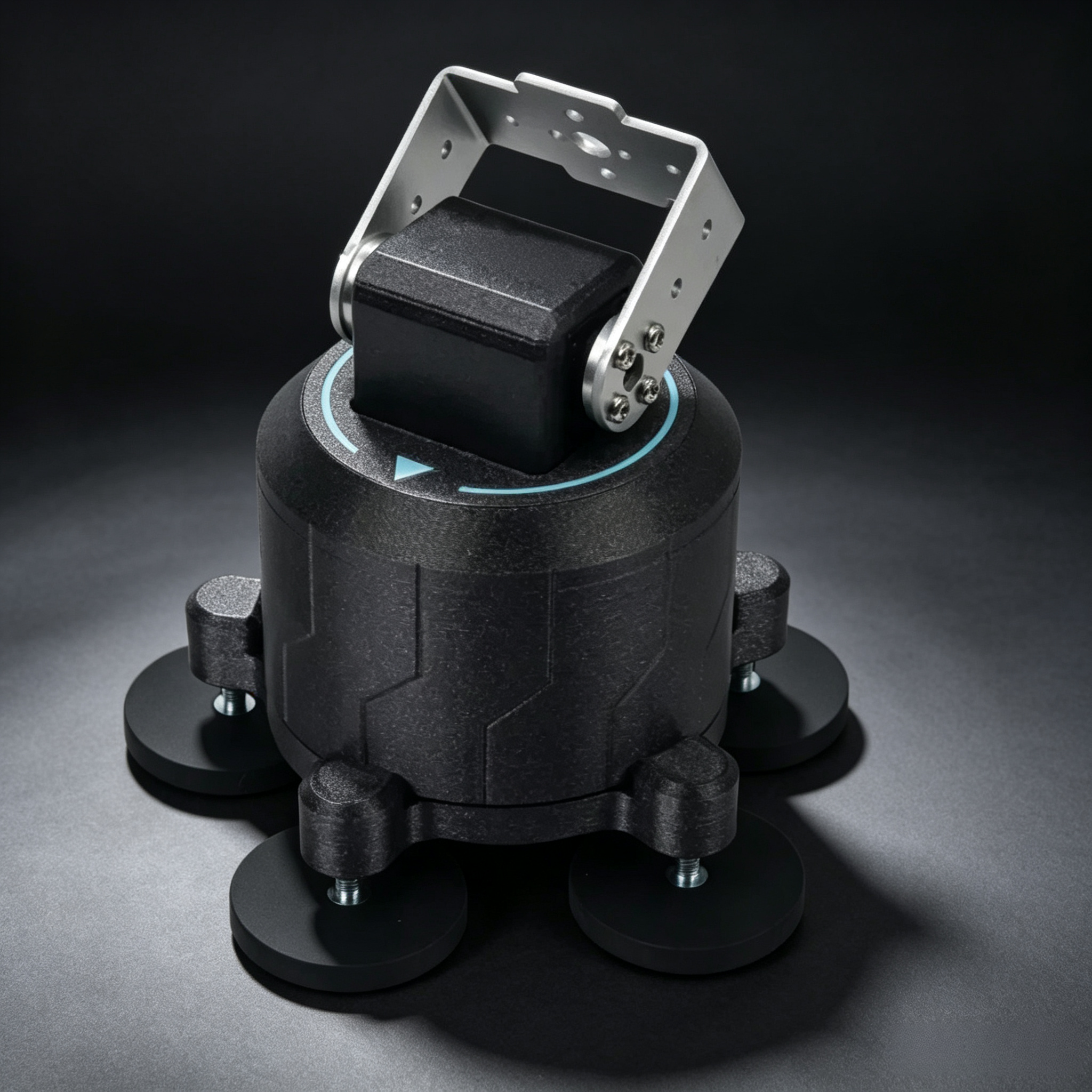 Outdoor Thermal Scanner Mount with Remote Control & Stable Magnetic Base