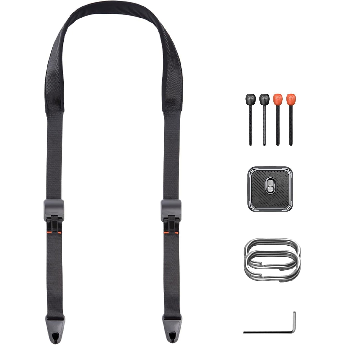 Adjustable Camera Shoulder Strap with Quick Release Plate