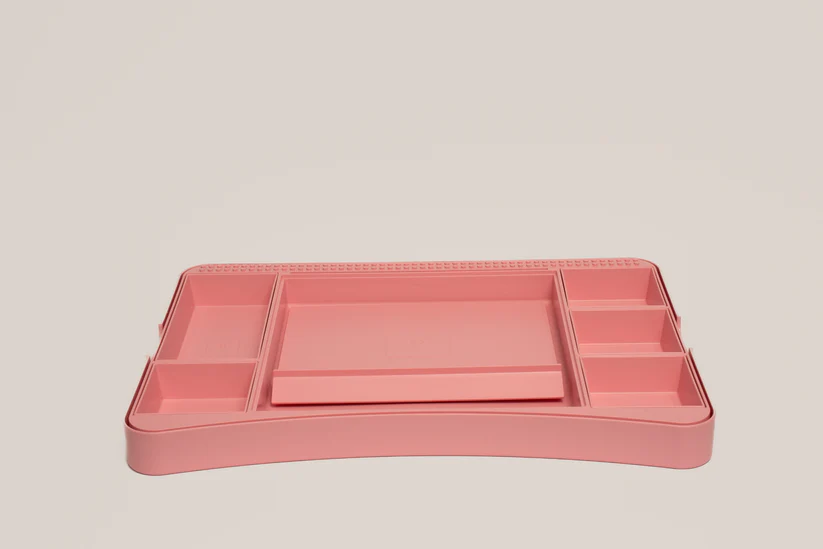 Portable Stud Desk – Build, Store & Create with Brick-Compatible Lap Desk 