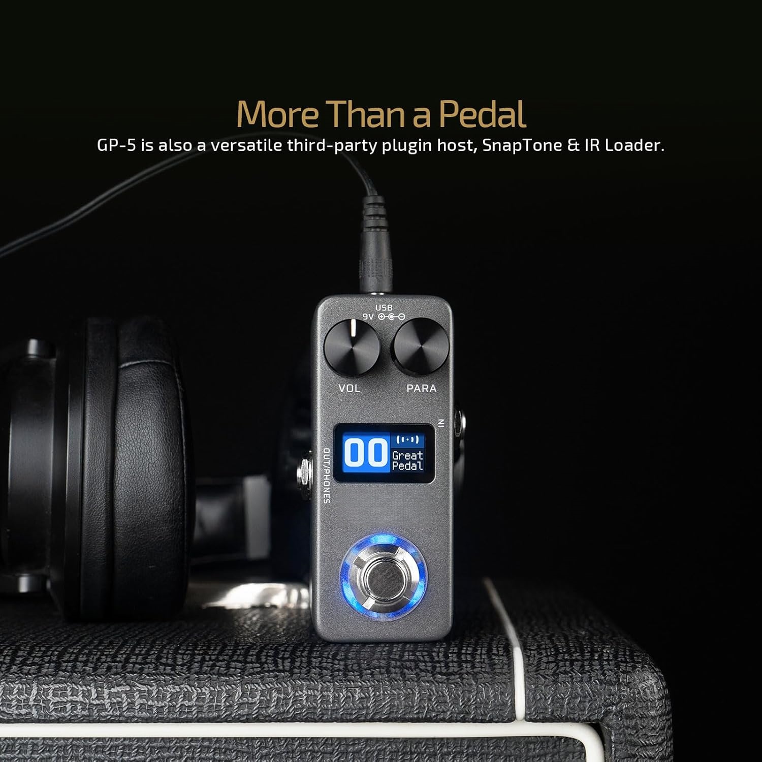 Compact Multi-Effects Guitar Pedal – Endless Tones & Instant Creativity