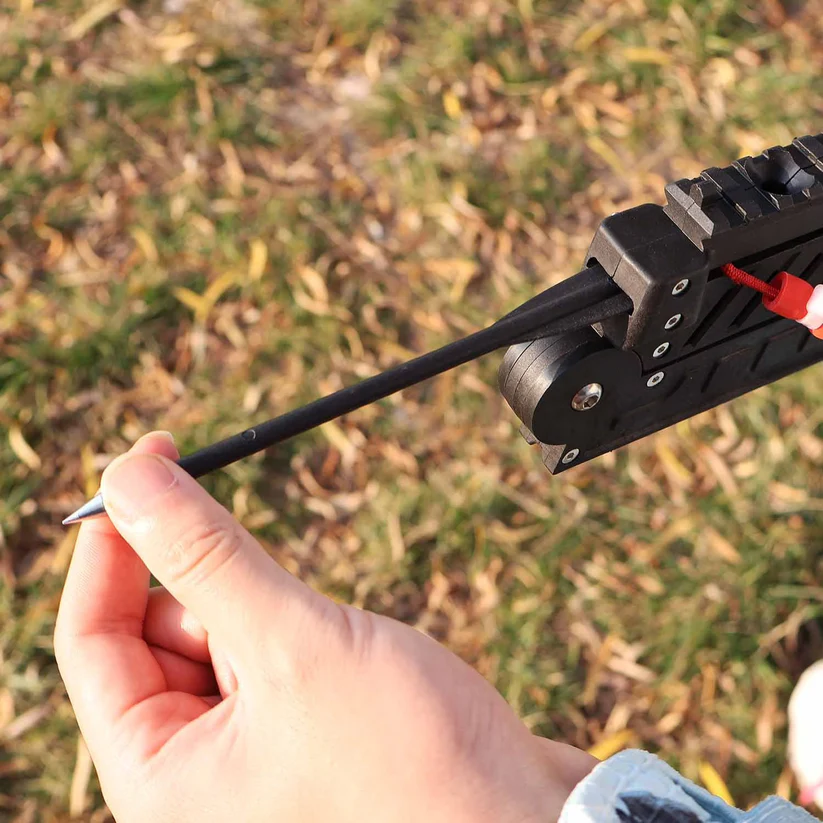 Foldable slingshot for adult practice