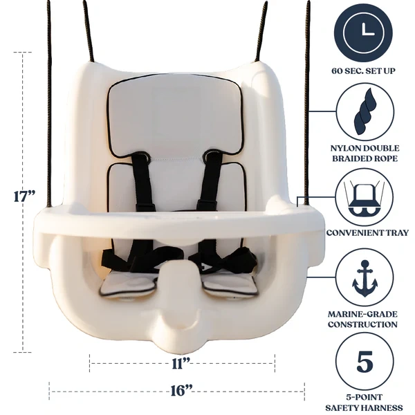 Marine-Grade Baby Boat Swing – Safe, Portable Toddler Seat for Boats & Home 🚤👶