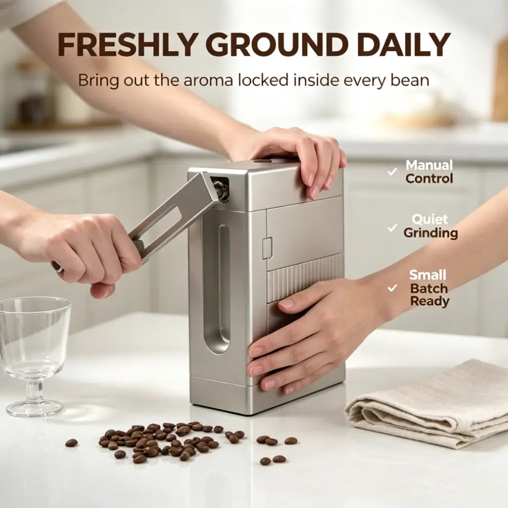 Premium Tabletop Coffee Grinder – Precision Grinding Made Easy