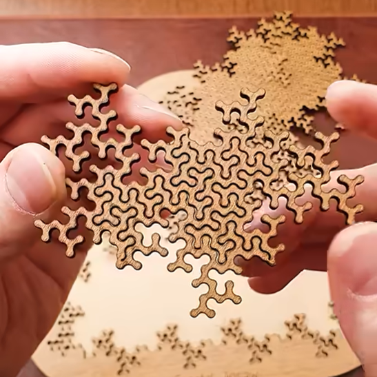 Fractal Jigsaw Puzzle – High Difficulty Brain Teaser
