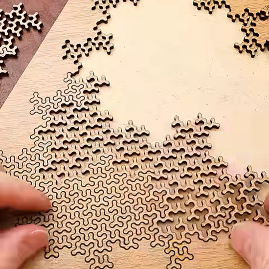 Fractal Jigsaw Puzzle – High Difficulty Brain Teaser