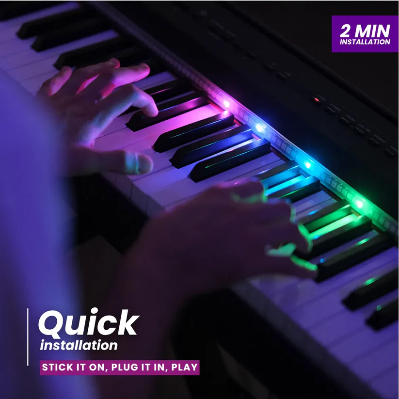 Piano LED Plus – Light-Guided Learning System | USB & MIDI Compatible