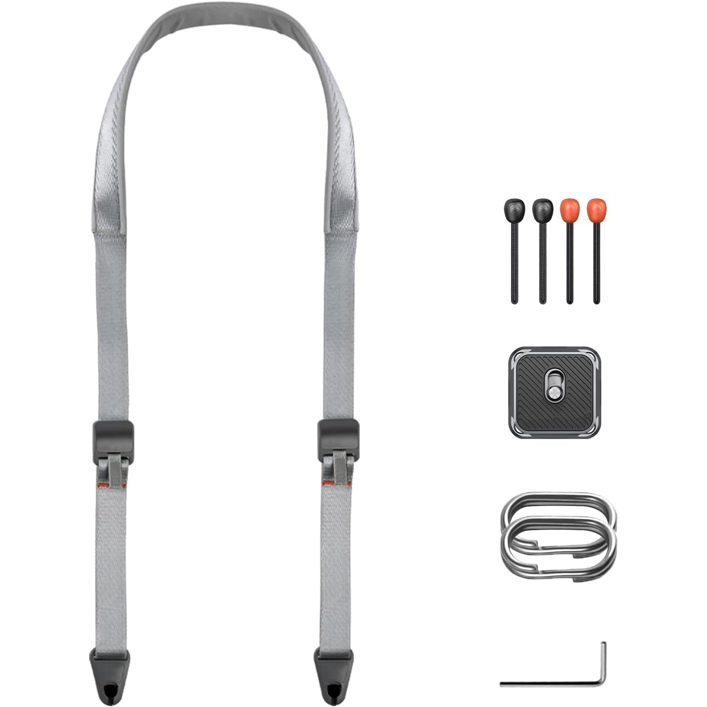 Adjustable Camera Shoulder Strap with Quick Release Plate