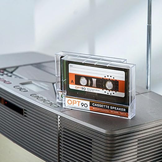 A-side label: Retro cassette speaker