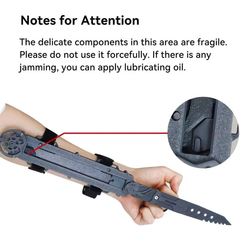 3D printed Connor's hidden blade model