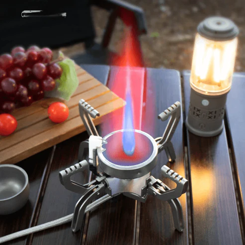 3800W Dual-Core Infrared Camp Stove – High-Power Portable Burner for Family & Car Camping