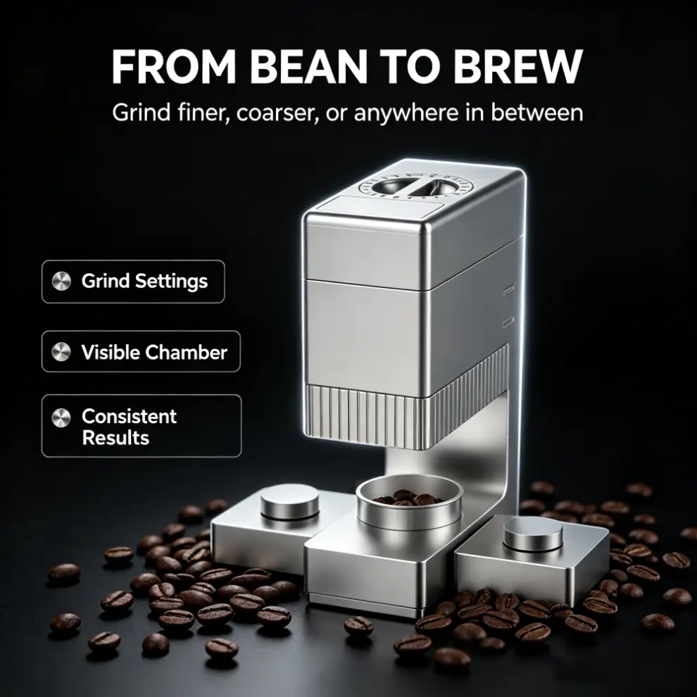Premium Tabletop Coffee Grinder – Precision Grinding Made Easy
