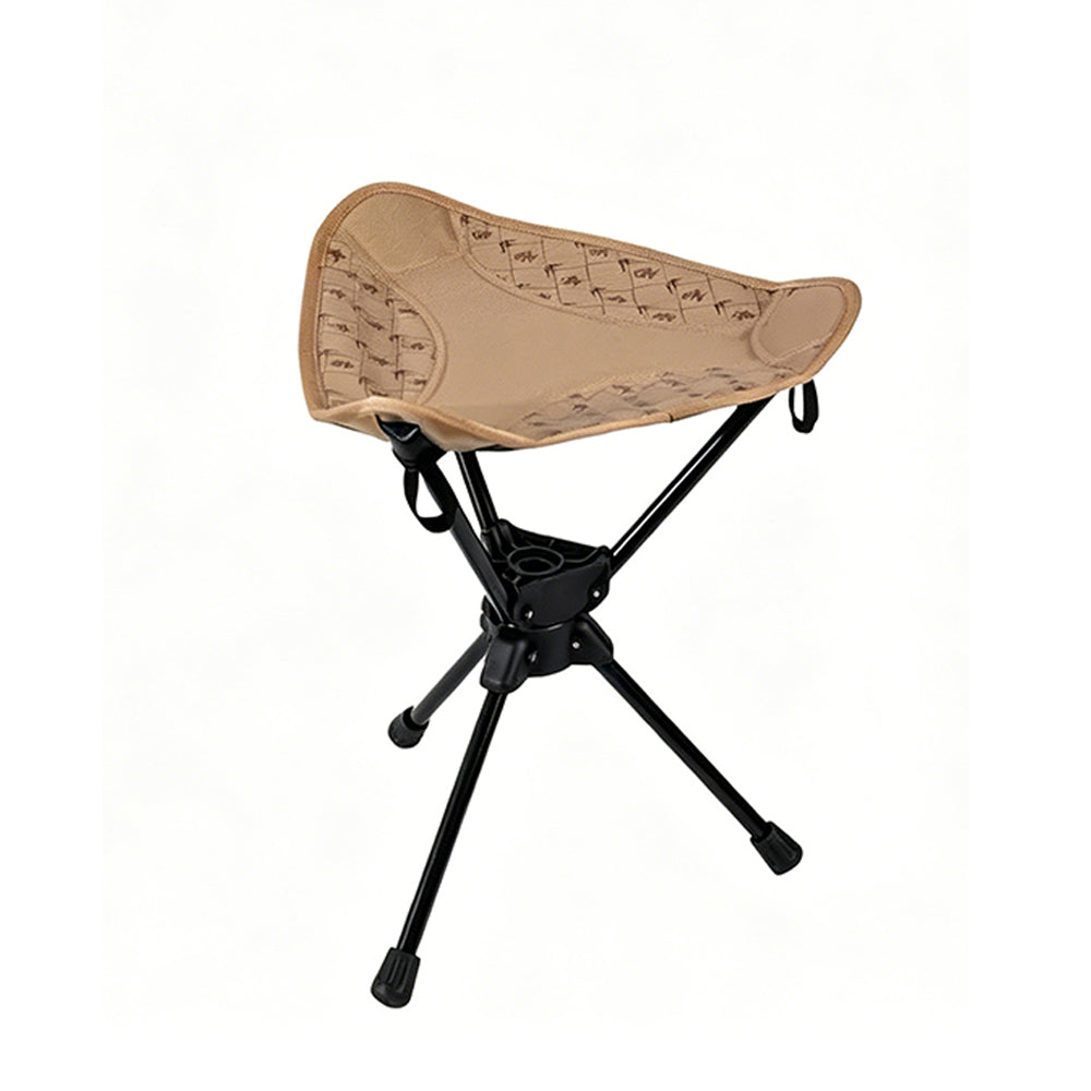 Outdoor Folding Tripod Swivel Stool
