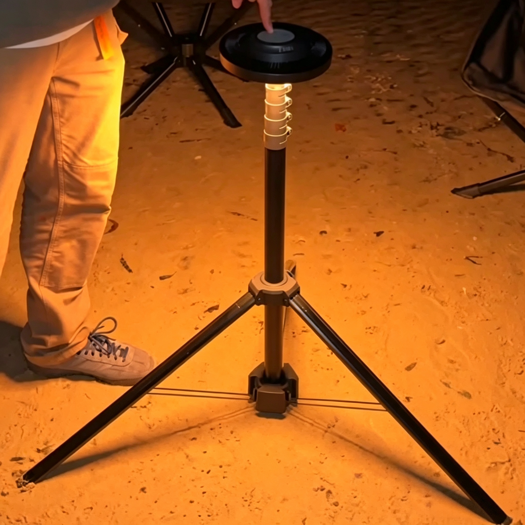 Ultimate Illuminator – 3000 Lumen Camp & Work Light with Telescoping Mast & Wireless Remote