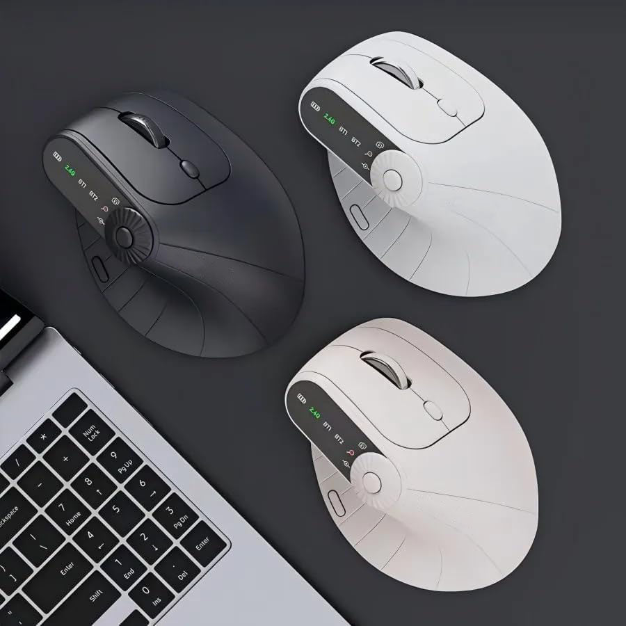 Smart Vertical Mouse – Ergonomic Wireless