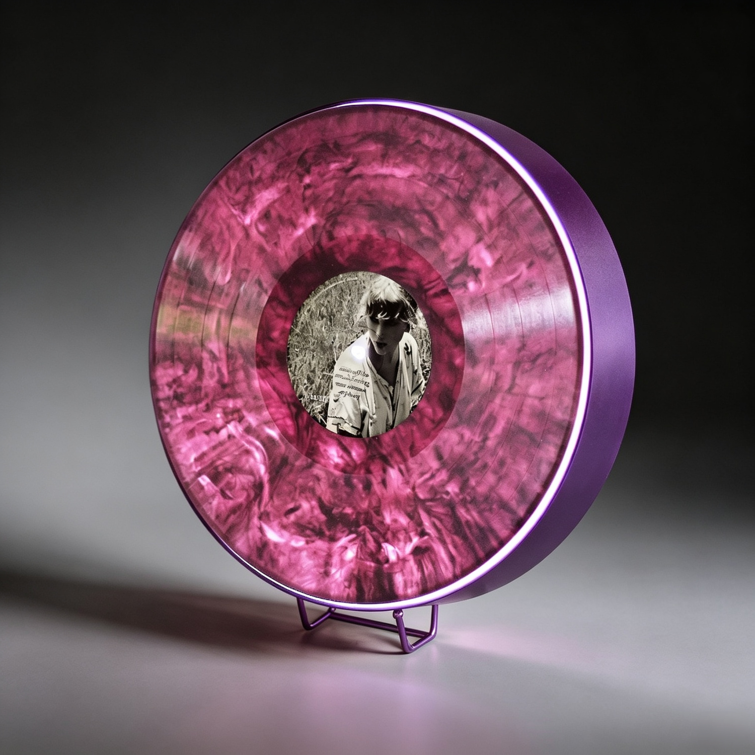 Vinyl Record Light Box – Sound Reactive Backlit Display