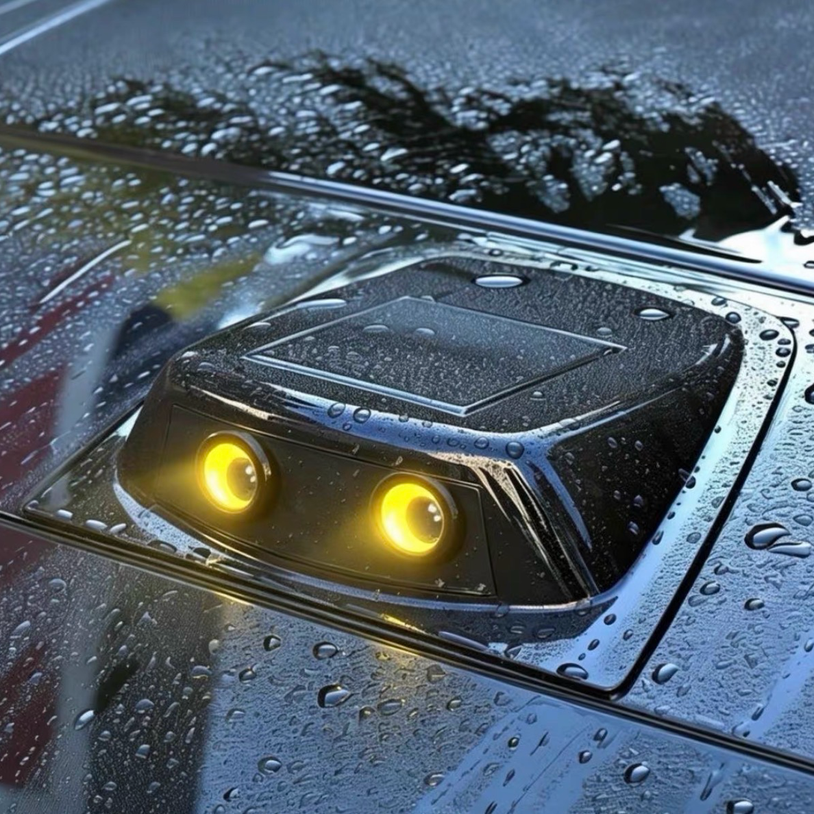 Funny Car Eye Rain Guard Decorations