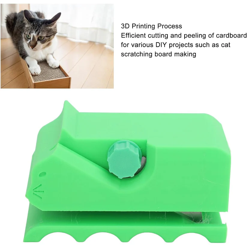 Cat scratching board cardboard cutter