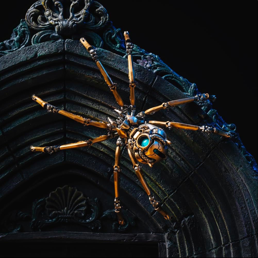 Mechanical Widow Spider Figurine – Poseable Legs