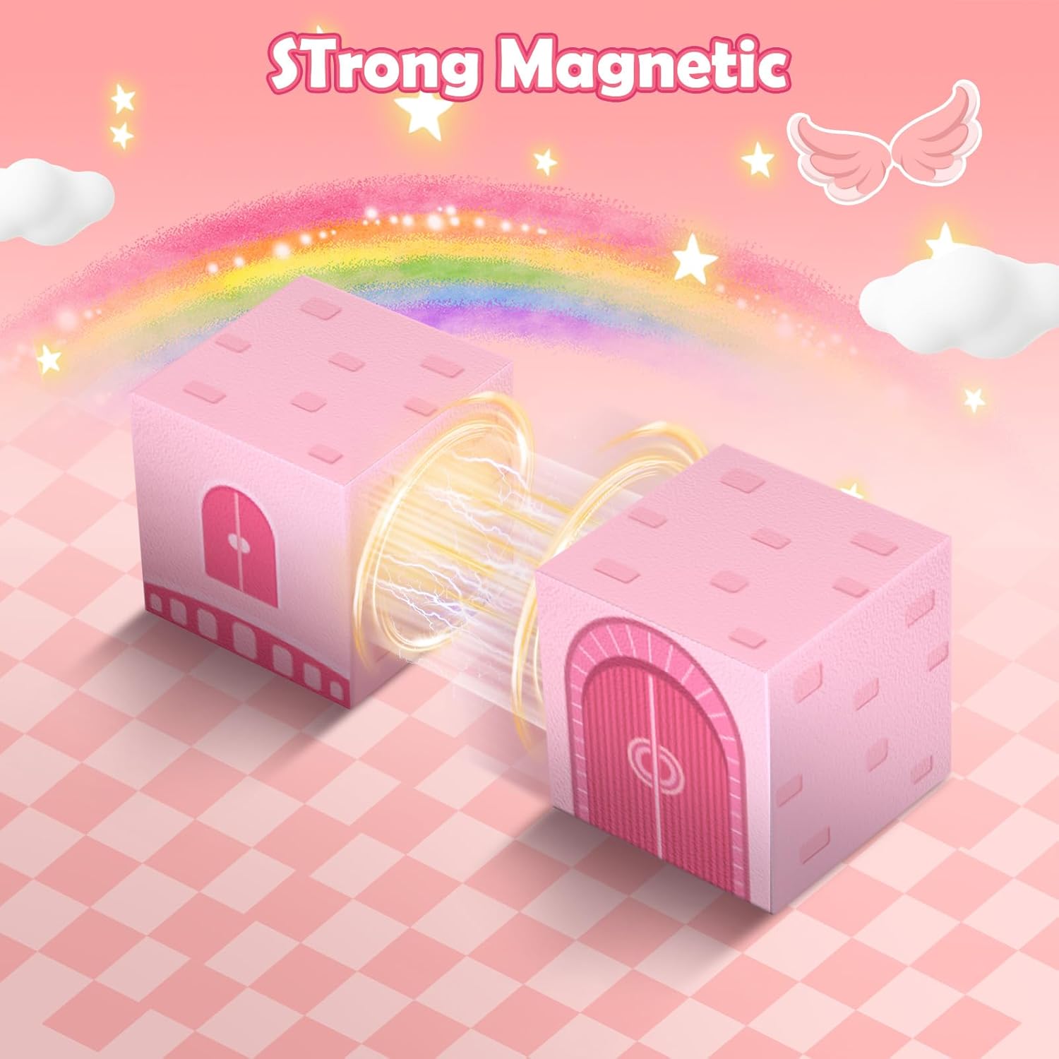 200-Piece Magnetic Building Blocks Set