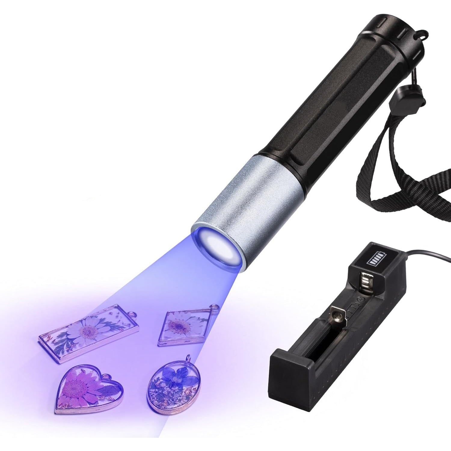 Resin Curing UV Light – 365nm Portable Flashlight