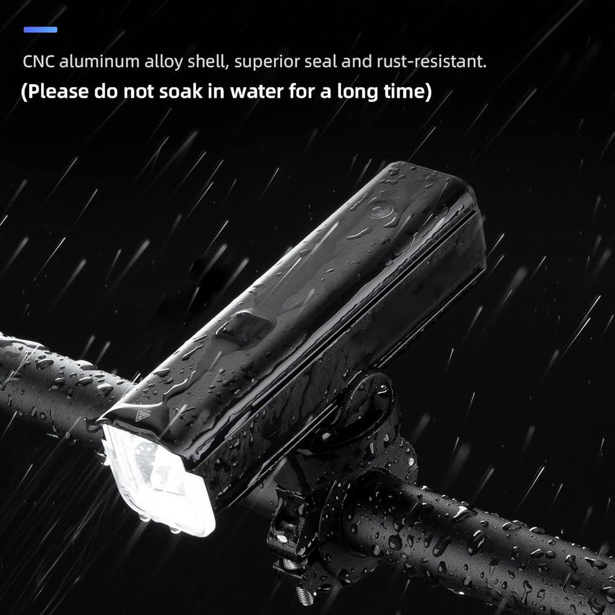 Bike Front Light – 1500 Lumens | 5000mAh Rechargeable