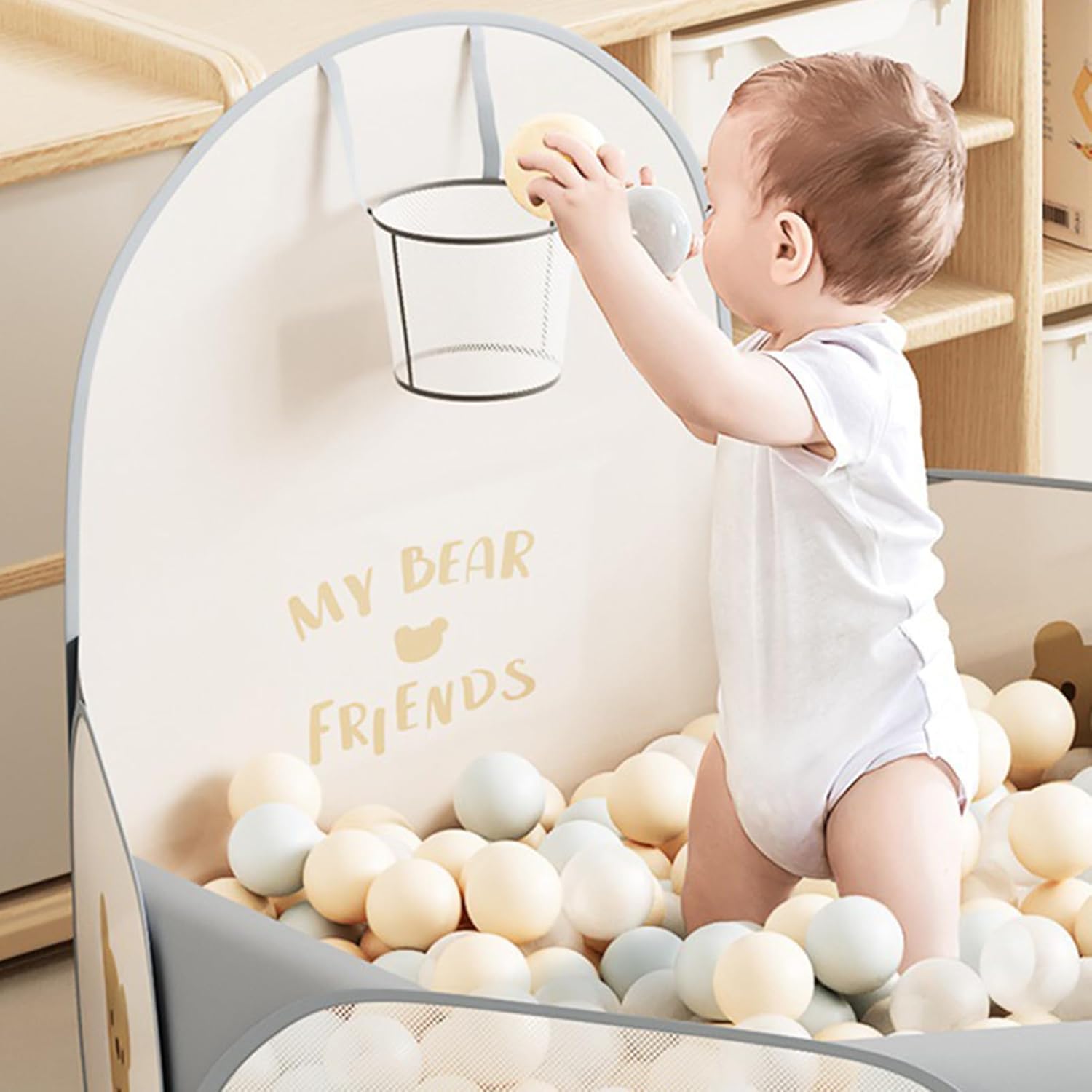 Foldable Ball Pit – Cartoon Play Tent for Indoor & Outdoor Fun